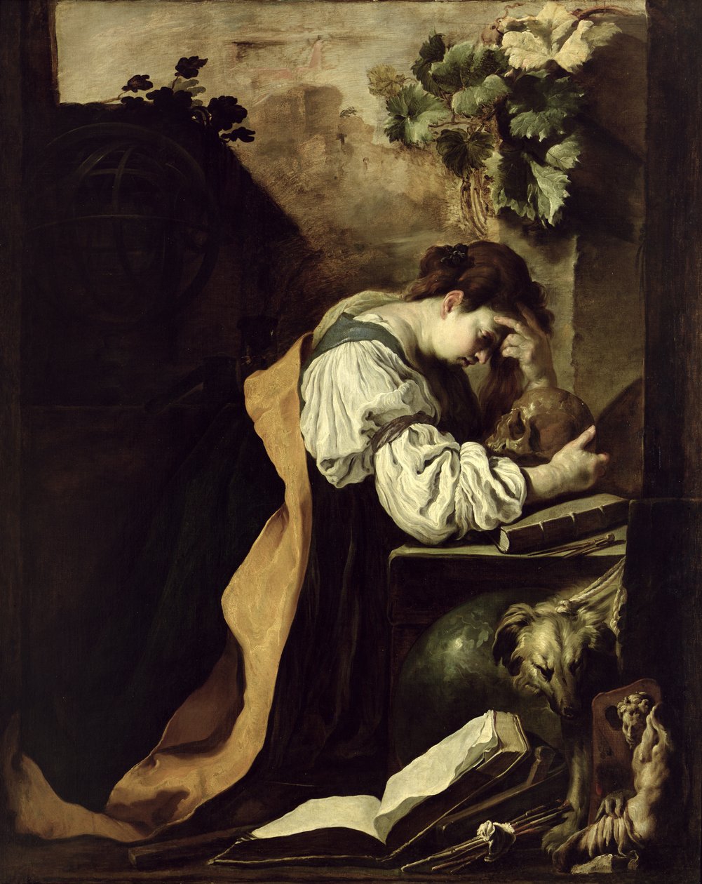 Meditasjon av Domenico Fetti or Feti