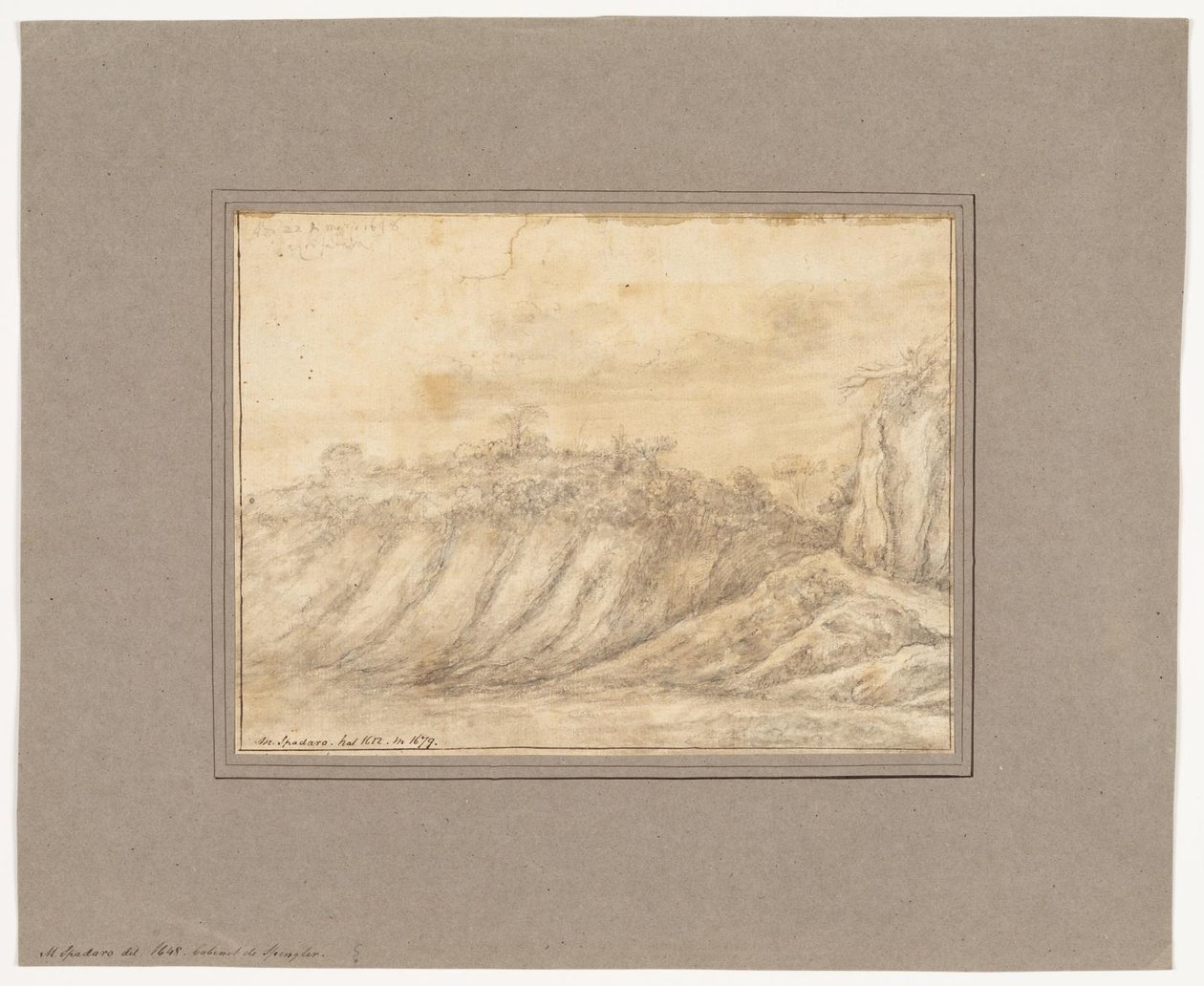 Utsikt fra Solfatara di Pozzuoli, Napoli. av Domenico Gargiulo