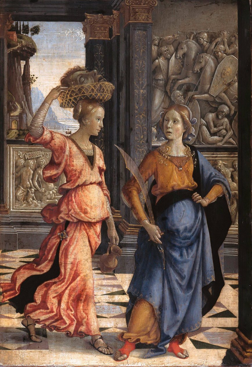 Judith med sin tjenestepike, 1489 av Domenico Ghirlandaio