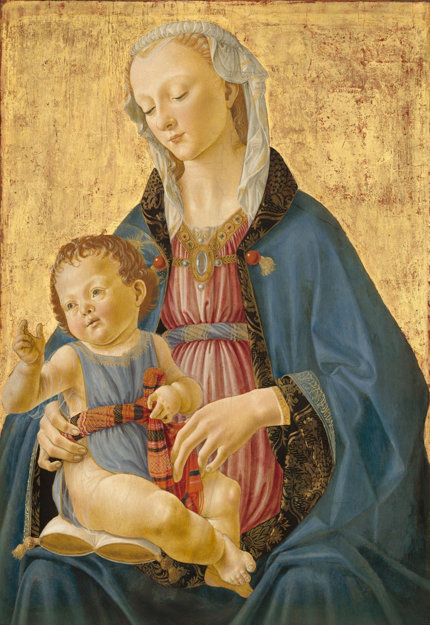 Madonna and Child, c. 14701475.    1179279   no       norwegian Successfully Translated  Original: Apocalypse Tapestry, Cartons of the painter Hennequin de Bruges, atelier Nicolas Bataille. no 13, Cinquième sceau: Les âmes des martyrs Translat: Apocalypse  av Domenico Ghirlandaio