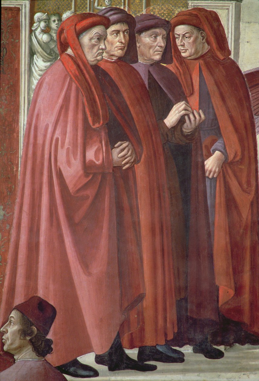 Bebudelsen til St. Sakarias av Domenico Ghirlandaio