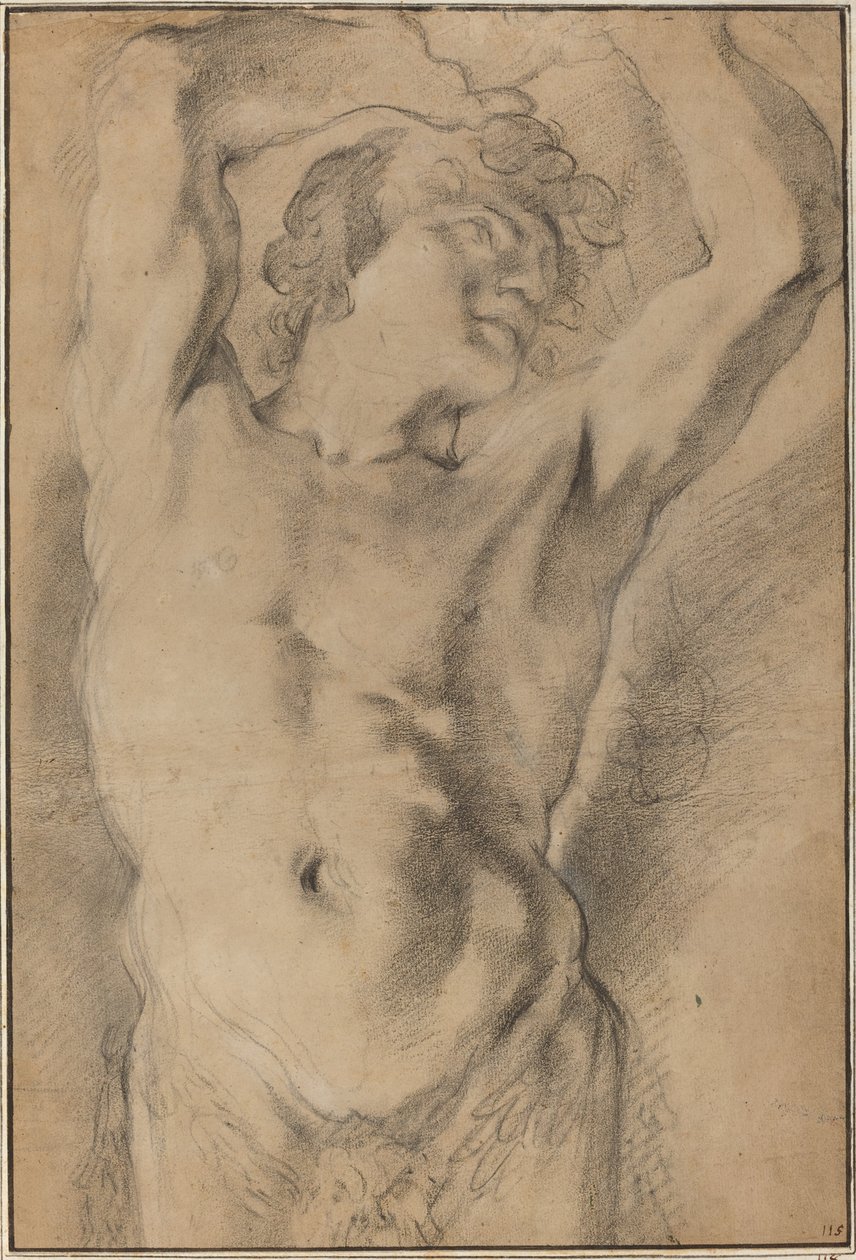 En mannlig herm av Domenico Maria Canuti