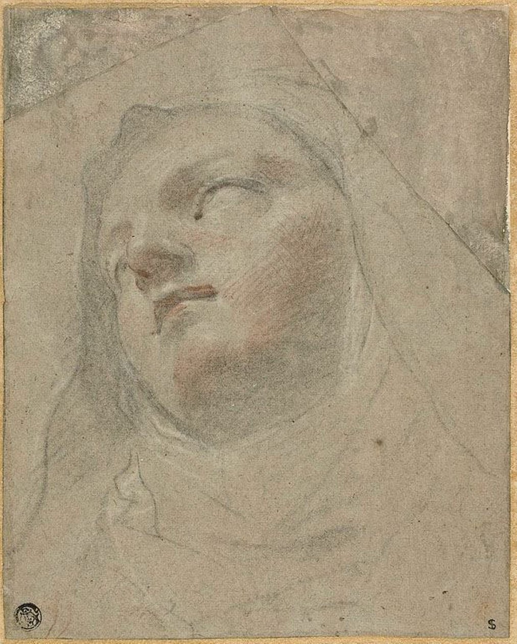 Leder for en dominikansk nonne: Study for the Ecstasy of Saint Dominic av Domenico Maria Canuti