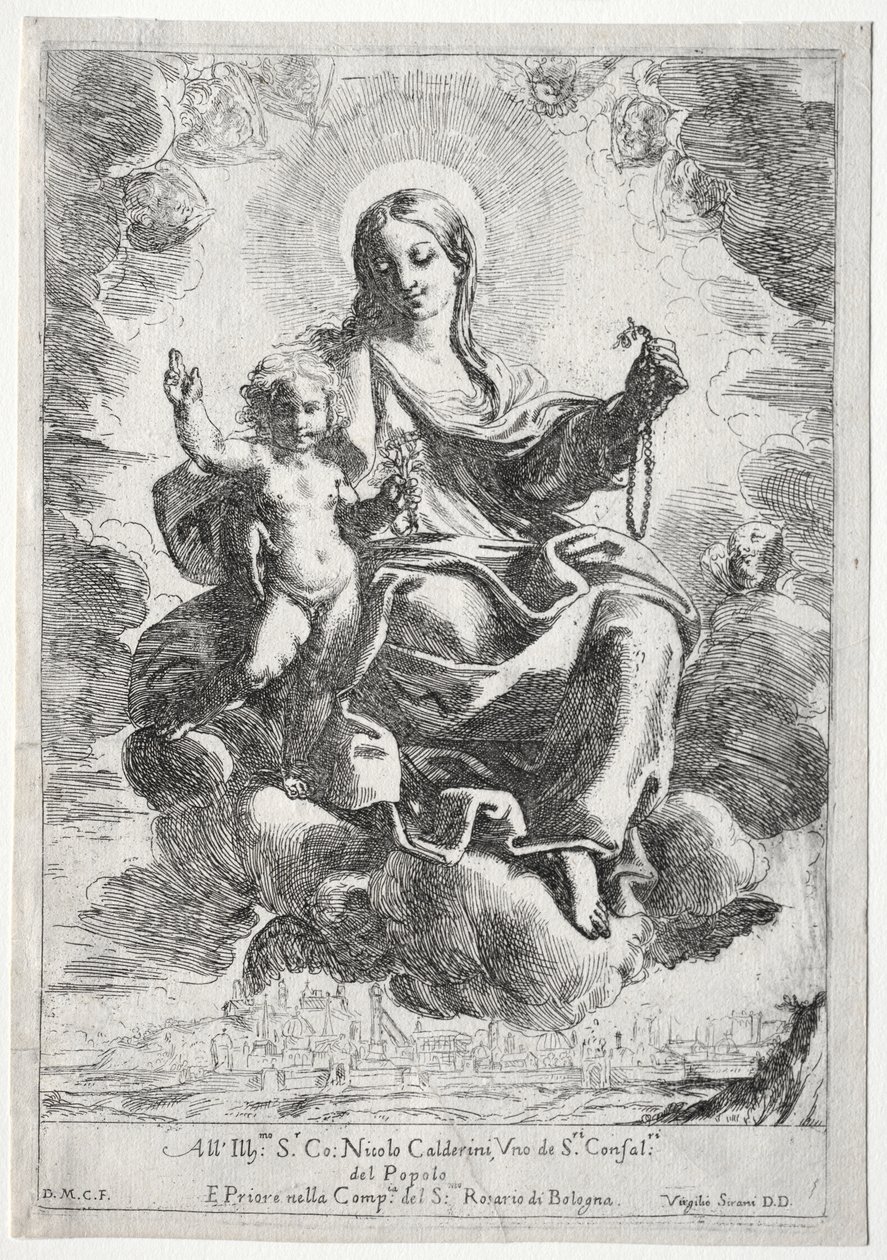 Madonna av rosenkransen av Domenico Maria Canuti