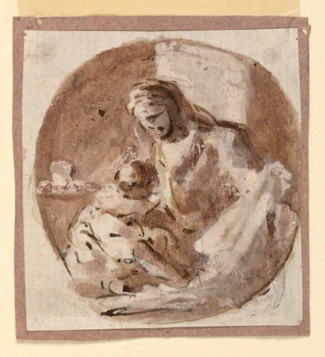 Madonna og barn av Domenico Mondo