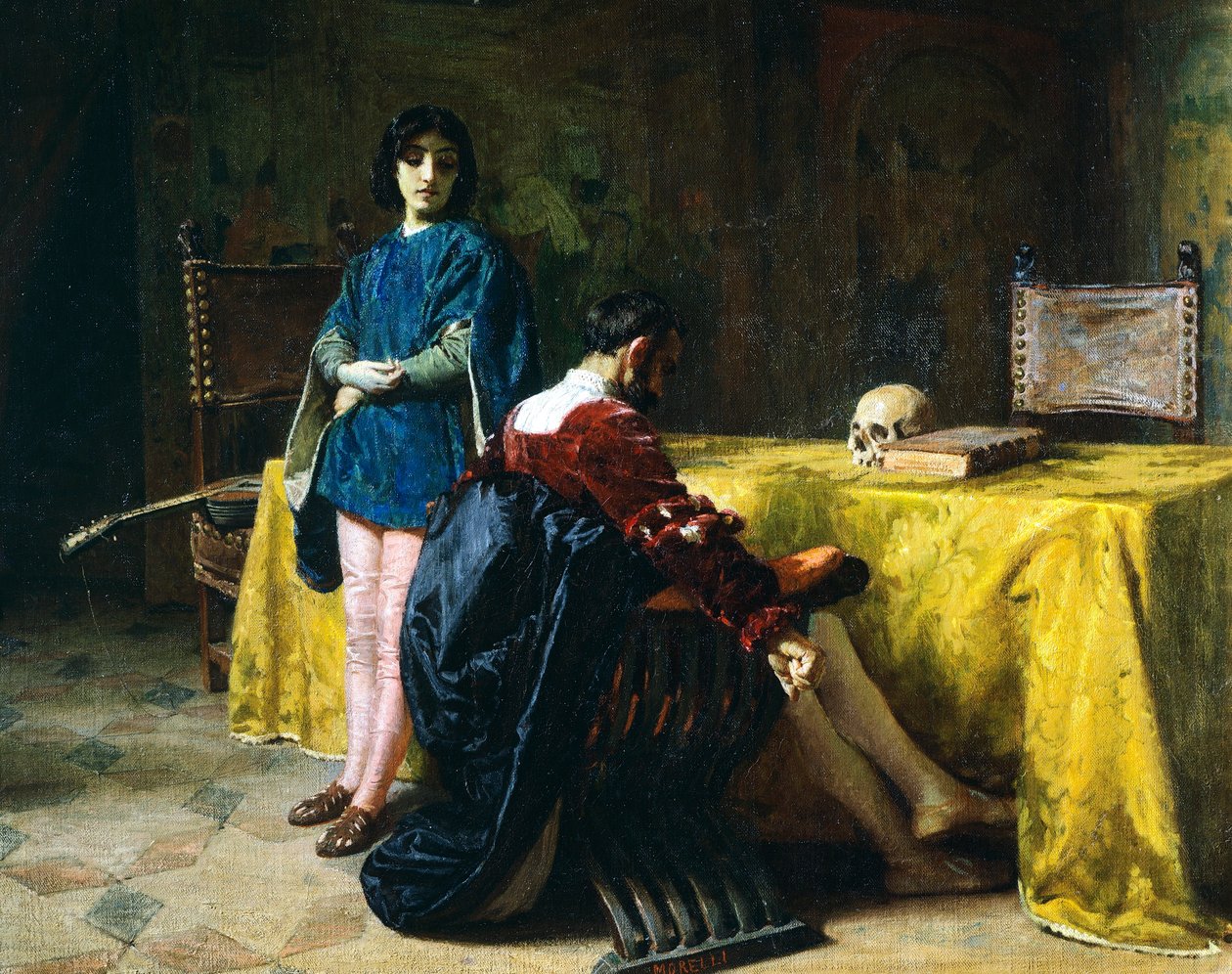 Grev Lara, av Domenico Morelli av Domenico Morelli