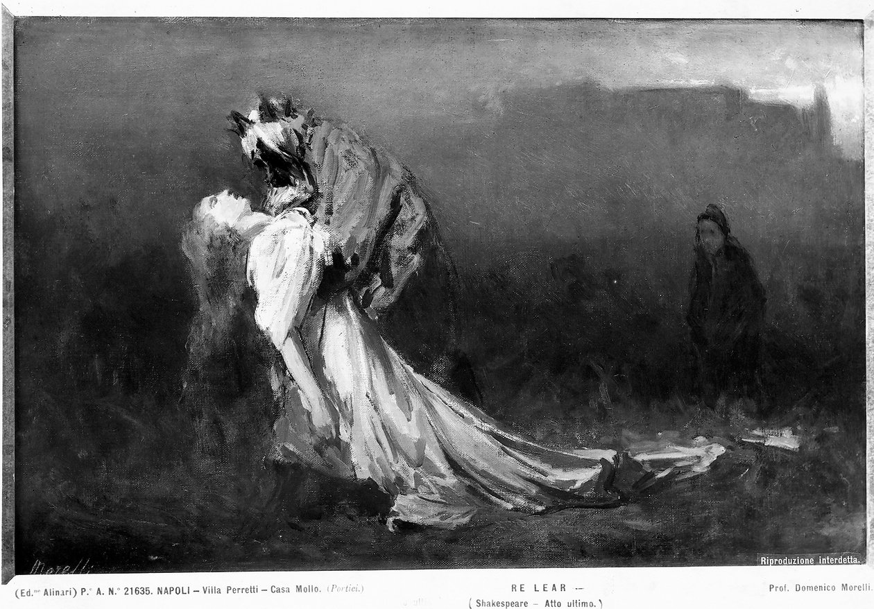 kong Lear av Domenico Morelli