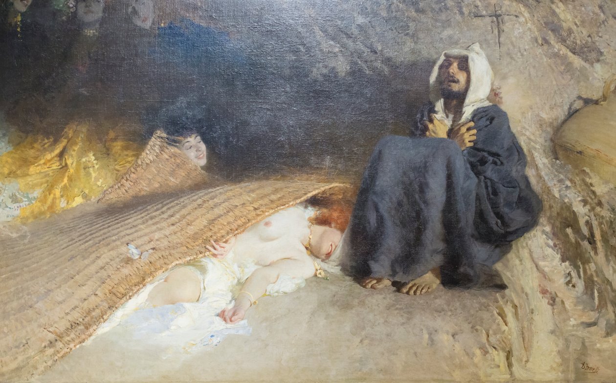 Sankt Anthonys fristelser av Domenico Morelli
