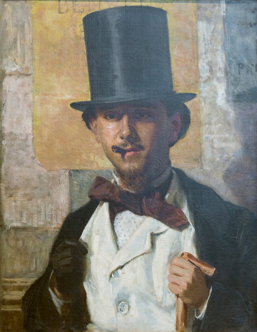 Portrett av Bernardo Celentano av Domenico Morelli