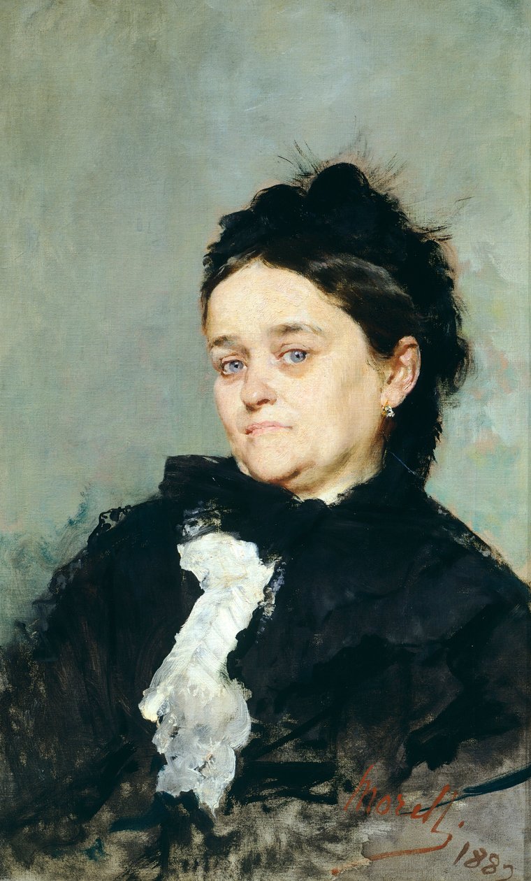 Portrett av Virginia Villari, av Domenico Morelli av Domenico Morelli