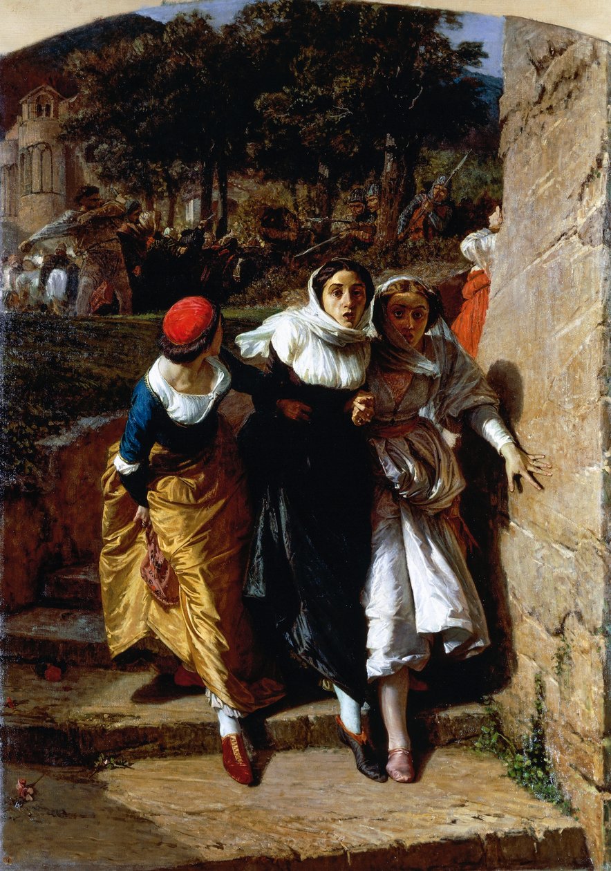 sicilianske vesper av Domenico Morelli