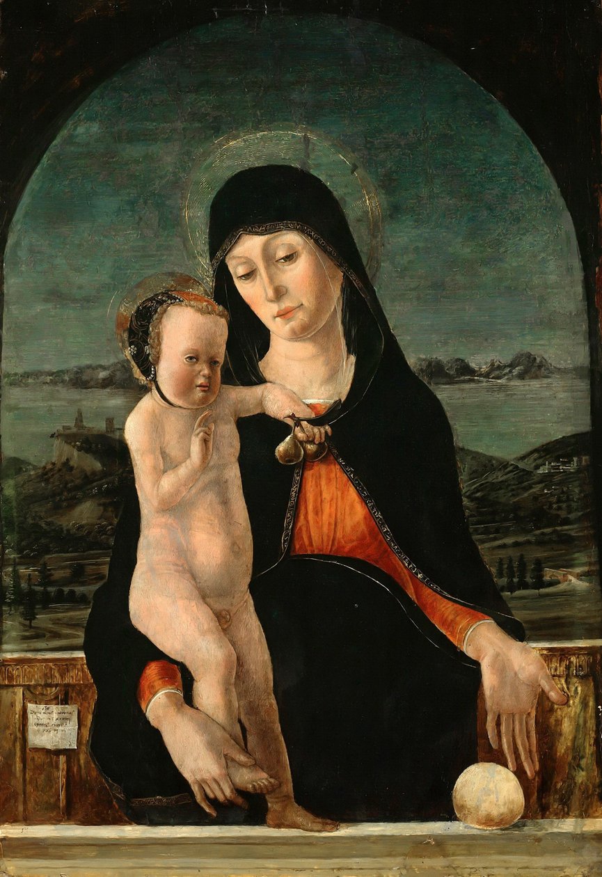 Jomfru med barn, 1484 av Domenico Morone