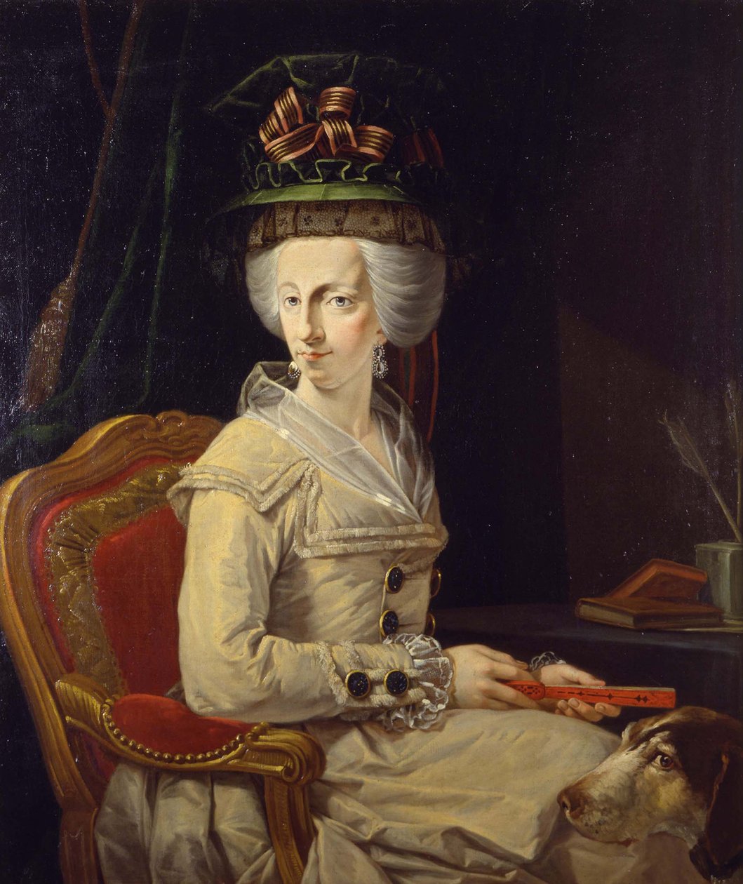 Portrett av Maria Amalia av Østerrike 1746-1804, hertuginne av Parma av Domenico Muzzi