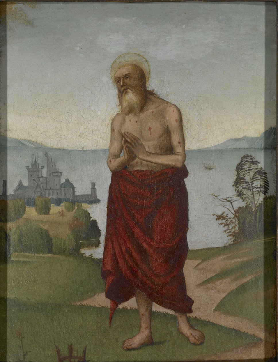 St. Onuphrius (olje på panel) av Domenico Panetti
