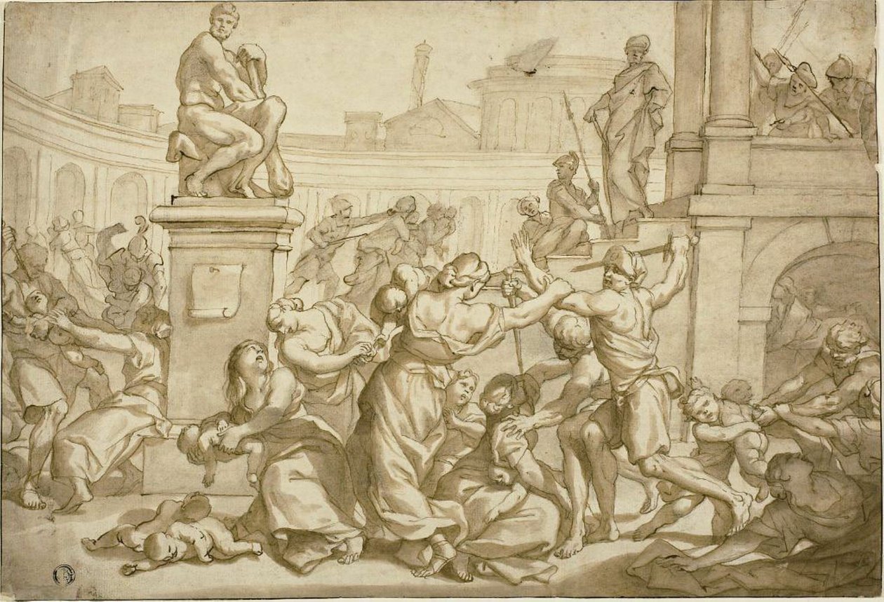 Massakren på de uskyldige av Domenico Piola