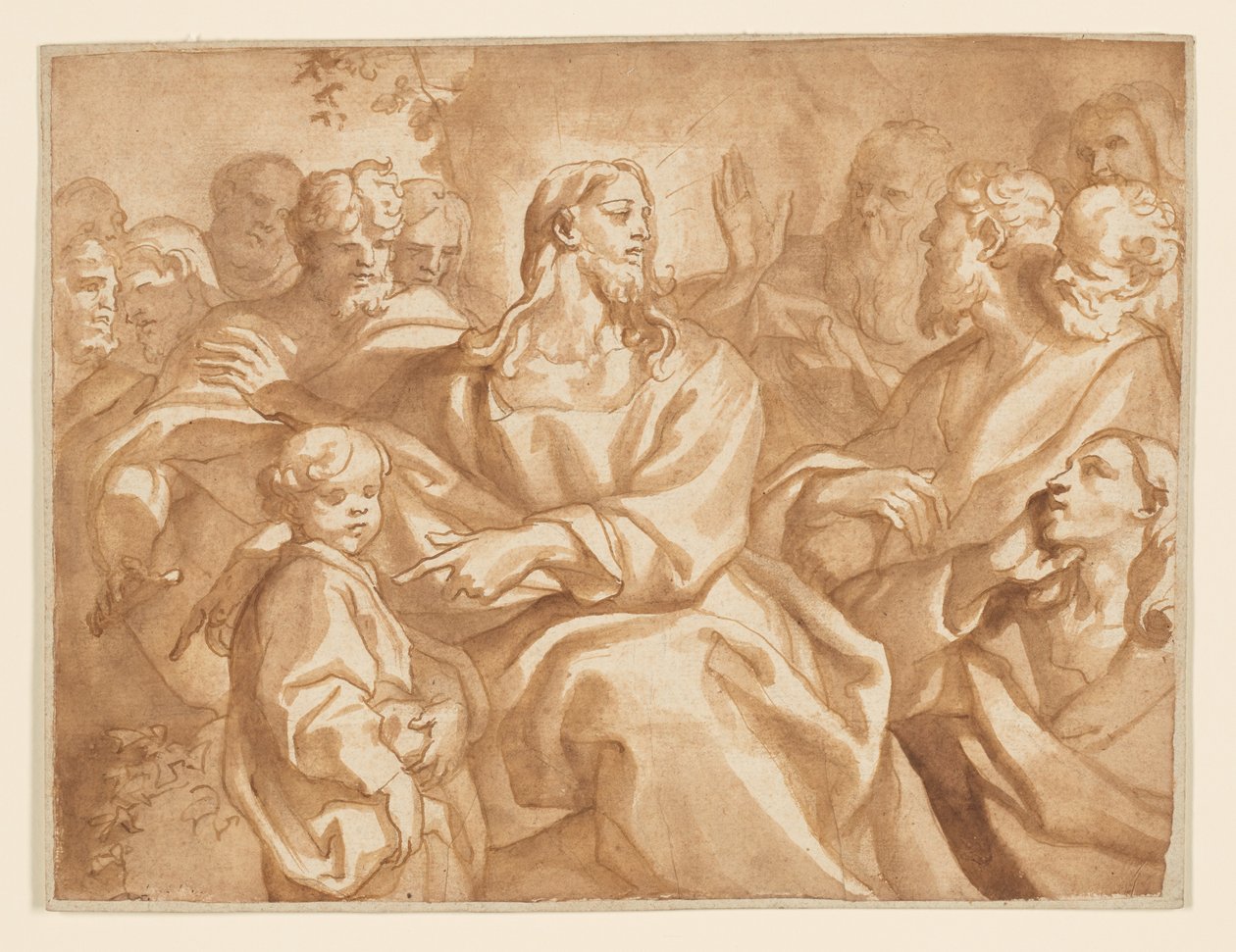 Lide de små barna av Domenico Piola