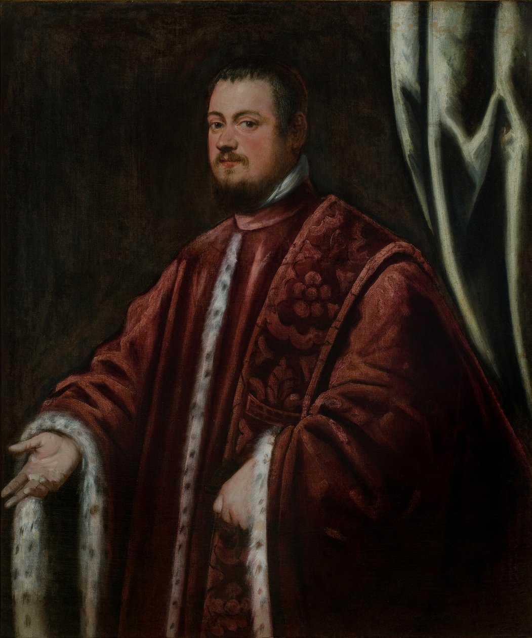 Portrett av Nicolò da Ponte av Domenico Robusti Tintoretto