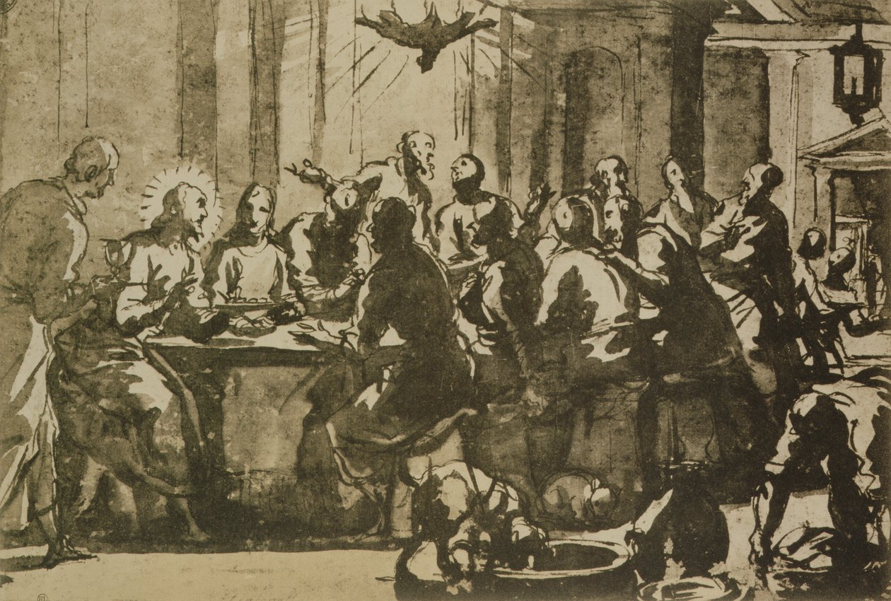Det siste måltid av Domenico Robusti Tintoretto