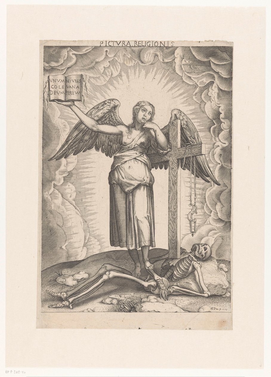 Allegori om tro Pictura religionis (tittel på objekt) av Domenico Vito