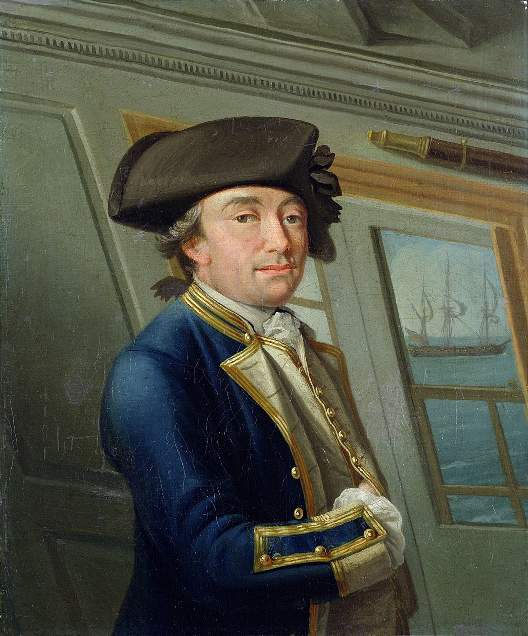Portrett av kaptein William Locker (1731-1800) 1769 av Dominic Serres