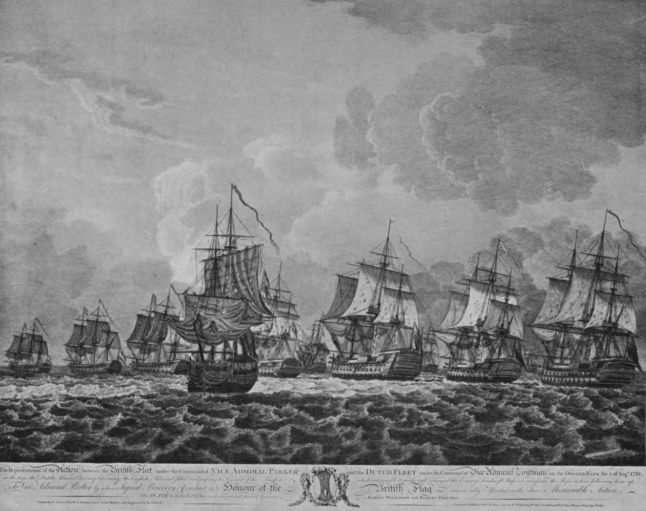 Doggerbanken, ca 1780-tallet av Dominic Serres