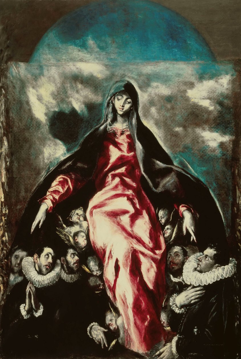 The Virgin of Charity The Madonna of Mercy, ca 1600-1603. av Dominico El Greco