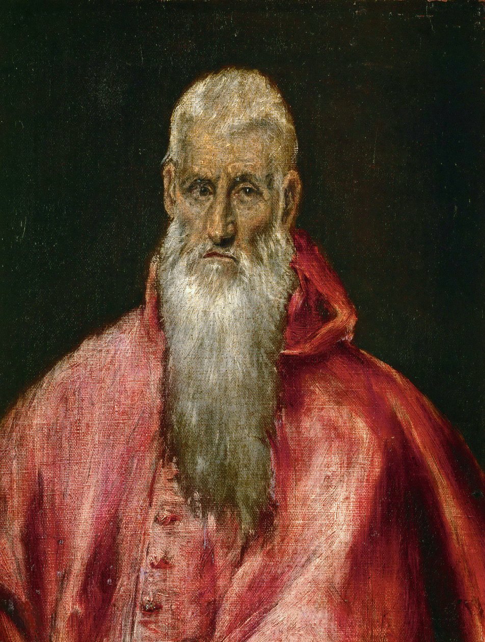 Saint Hieronymus som kardinal, ca 1600-1610. av Dominico El Greco
