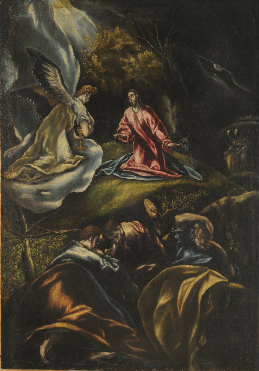 Kvalen i hagen, 1600-1607. av Dominico El Greco