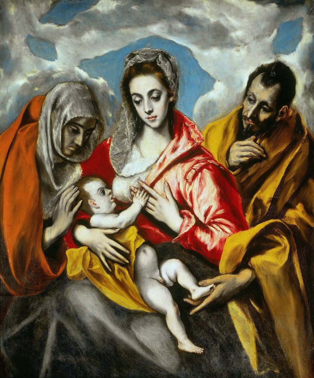 Den hellige familie, 1595. av Dominico El Greco