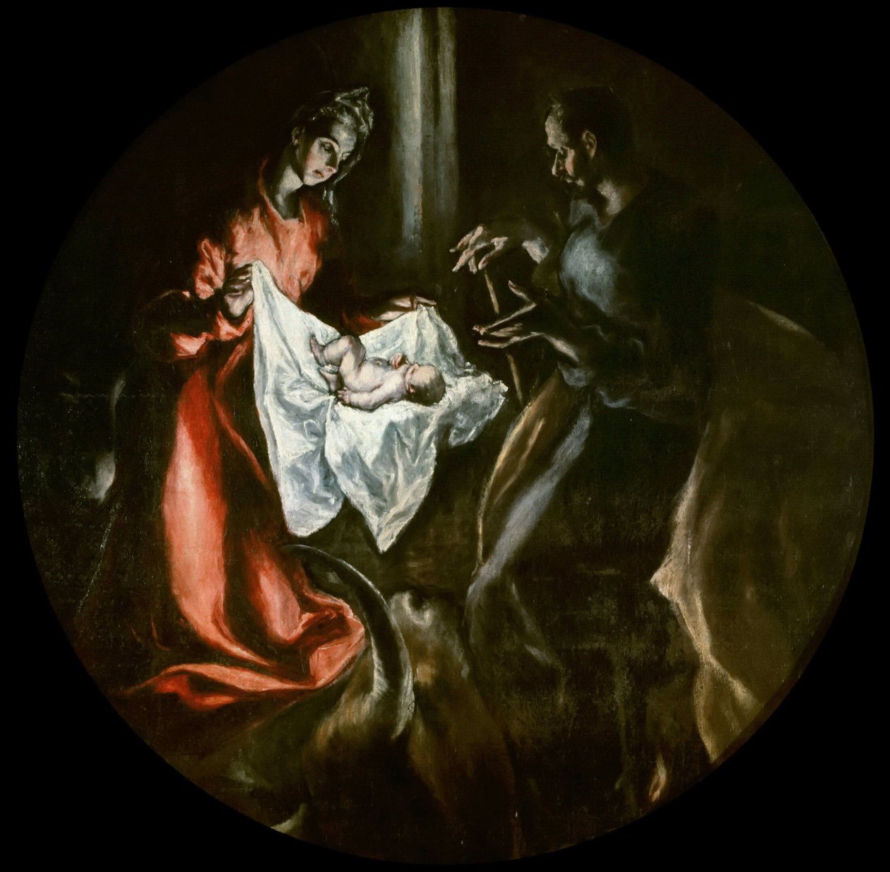 Kristi fødsel, ca 1604. av Dominico El Greco