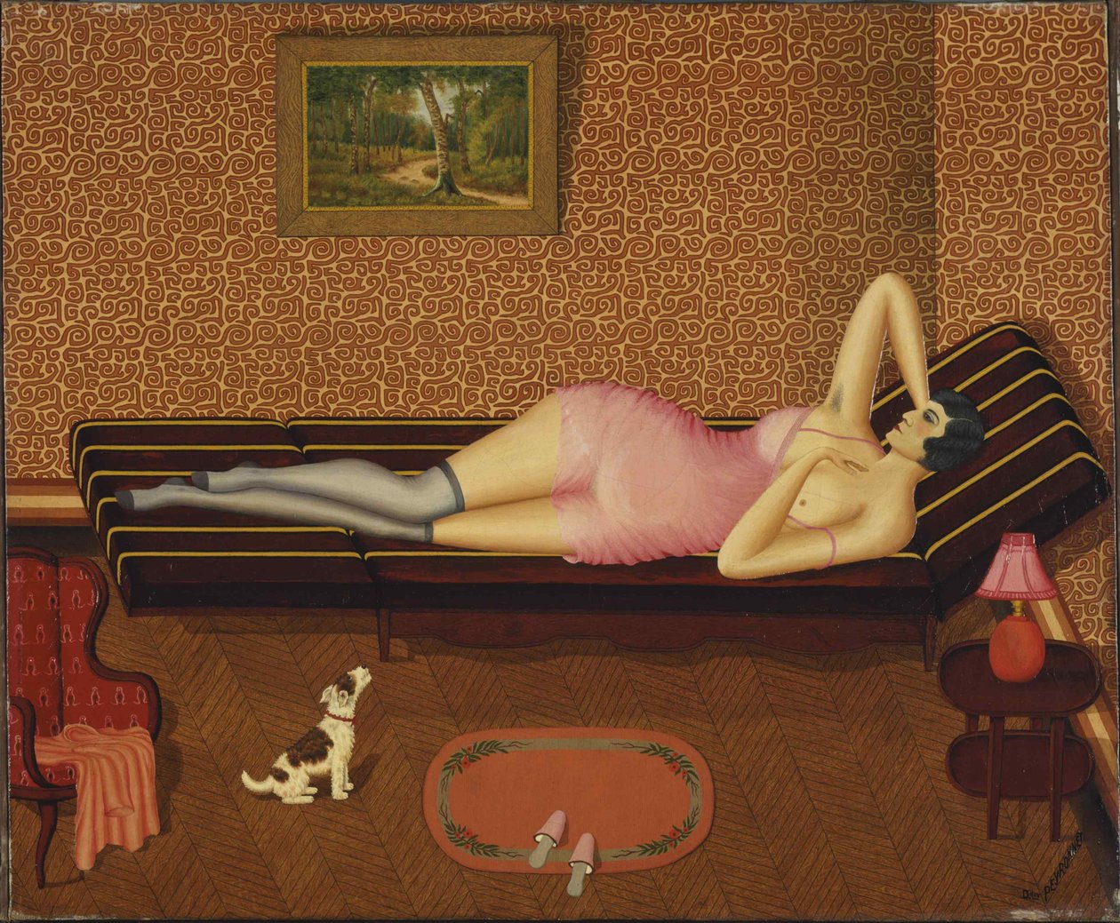 Summer Siesta Woman Lying, 1933. av Dominique Peyronnet