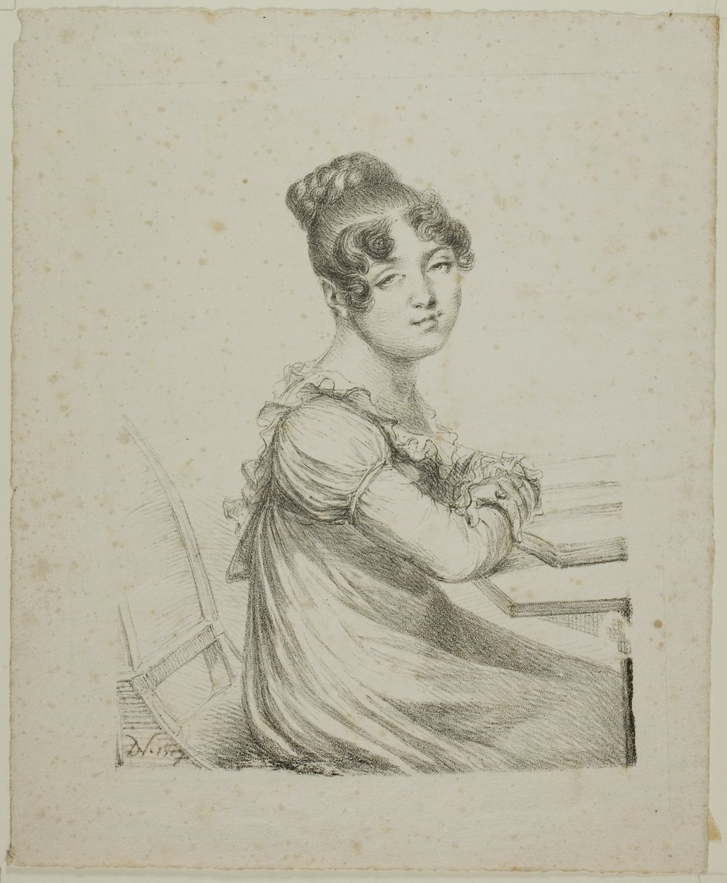 Portrett av grevinne Mollien av Dominique Vivant Denon