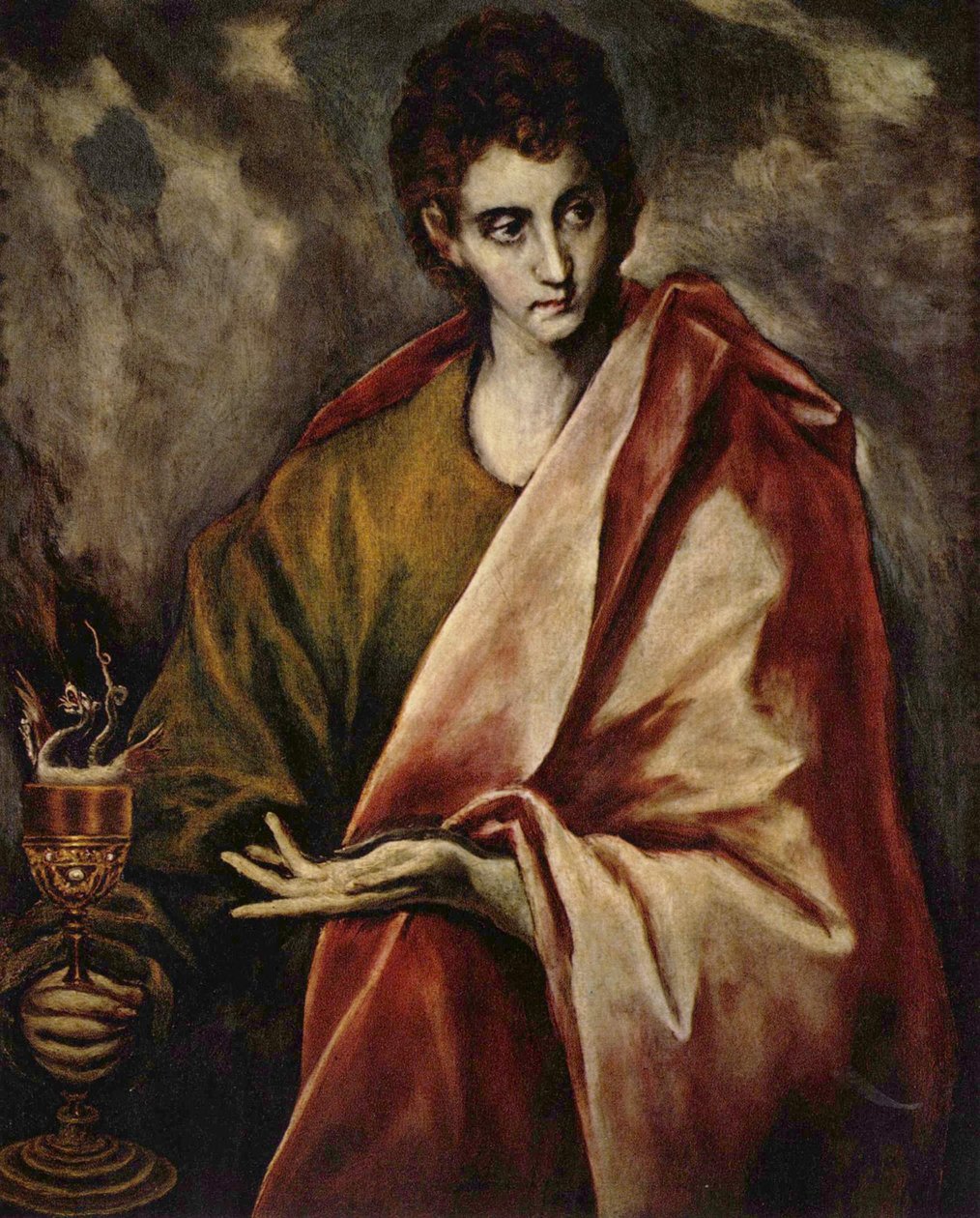 Hl. Johannes evangelist av El Greco