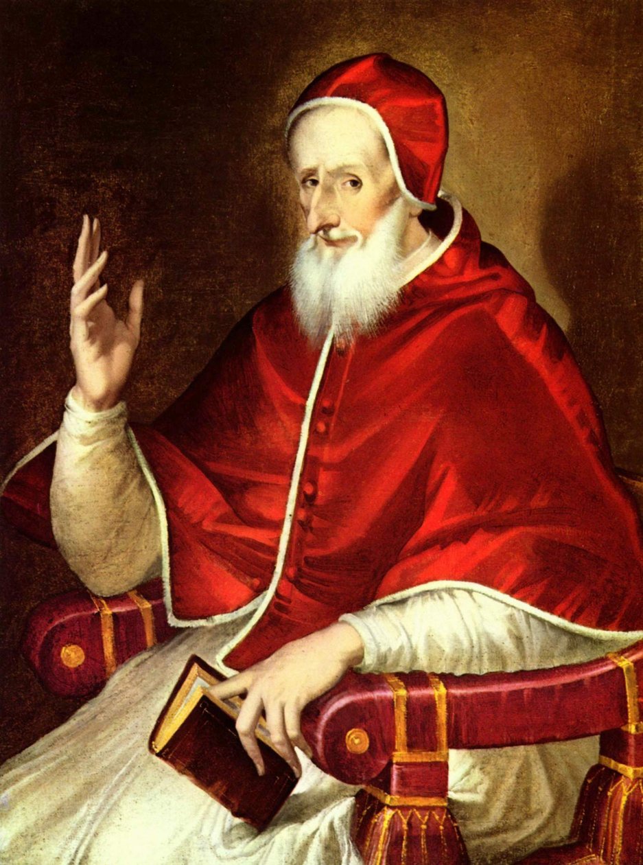 Portrett av pave Pius V av El Greco