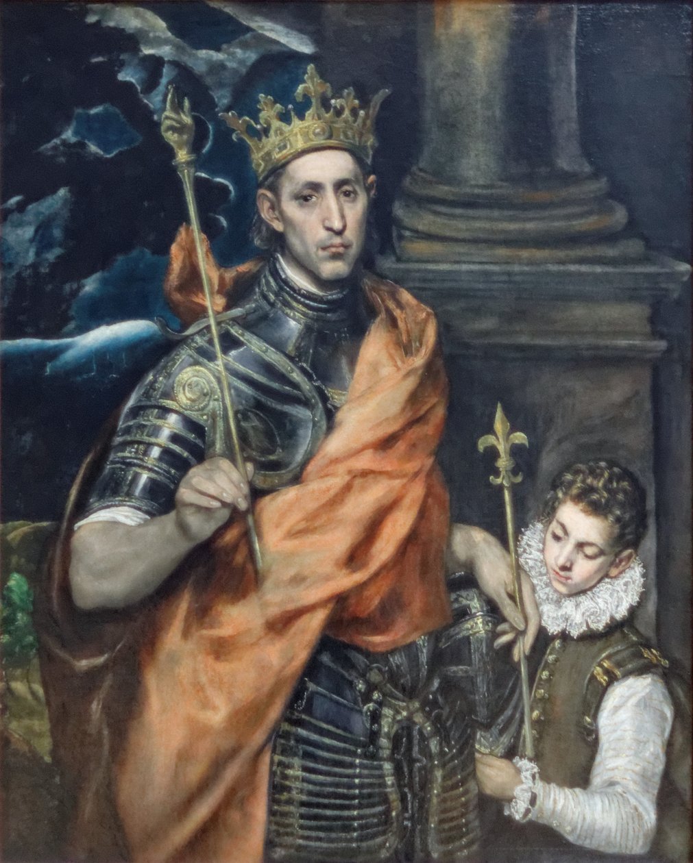 Saint Louis -kongen av Frankrike av El Greco