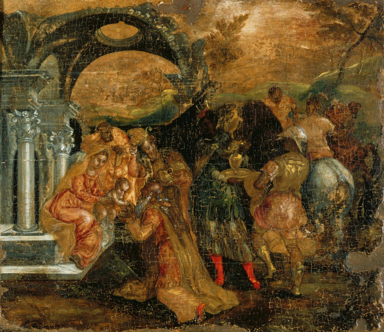 Tilbedelsen av magi av El Greco