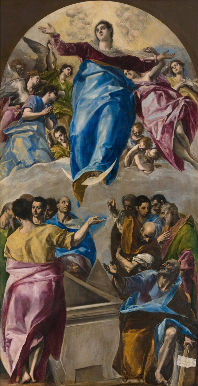 Jomfruens antagelse av El Greco