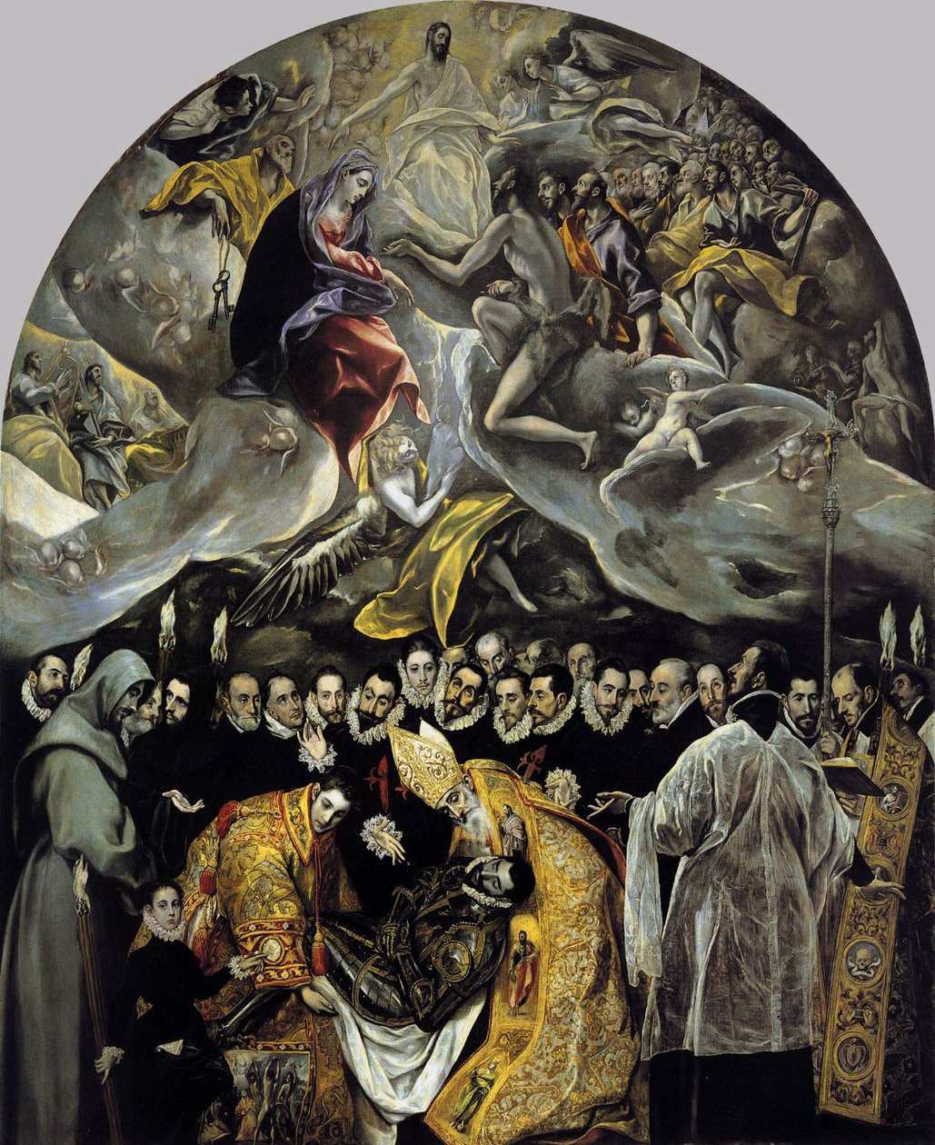 Begravelsen av greven av Orgaz av El Greco