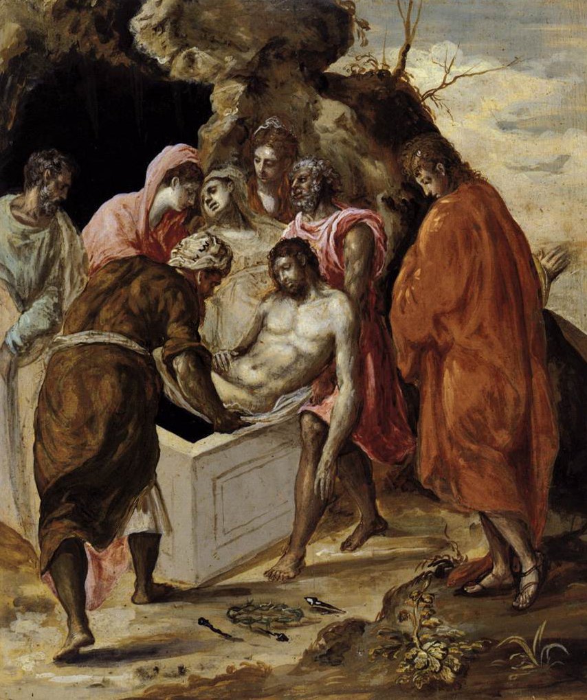 Kristi begravelse av El Greco