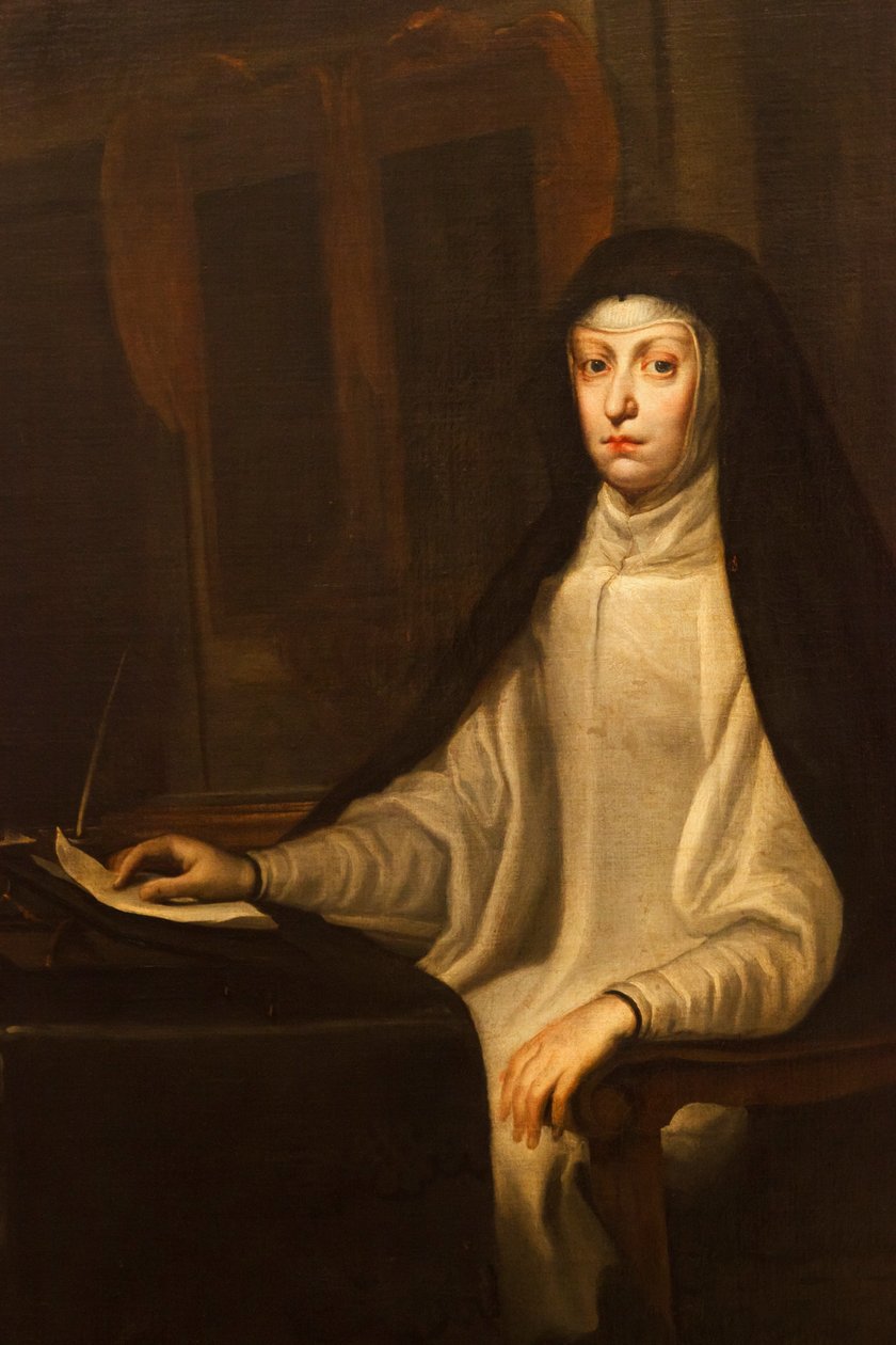 Mariana av Østerrike (detalj) av Don Juan Carreno de Miranda