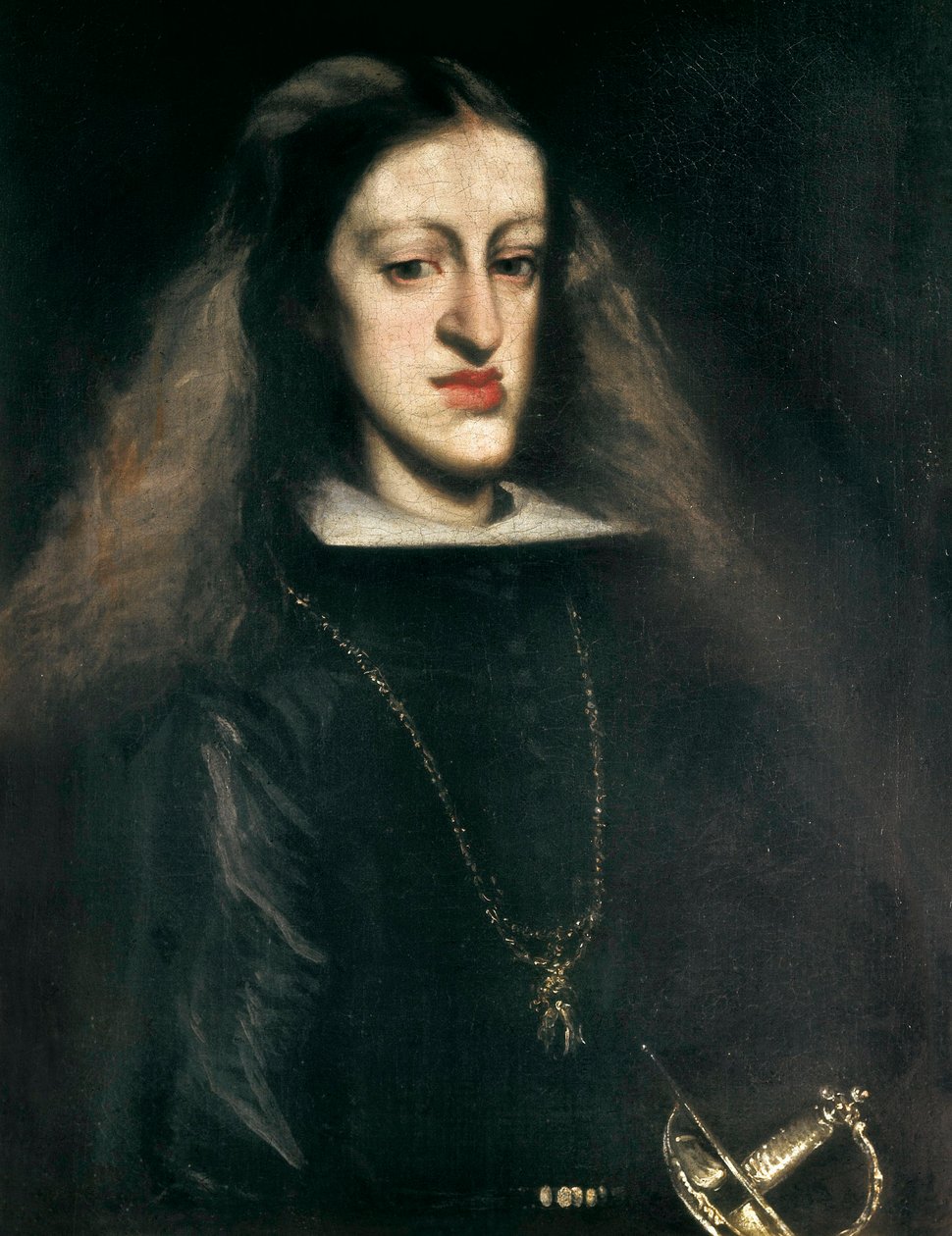 Portrett av CHARLES II av Spania (1661-1700) av Don Juan Carreno de Miranda