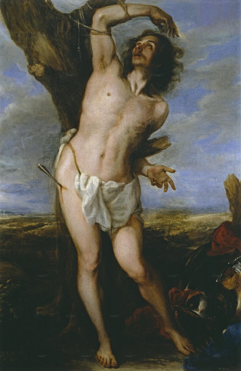 Saint Sebastian, 1656 av Don Juan Carreno de Miranda