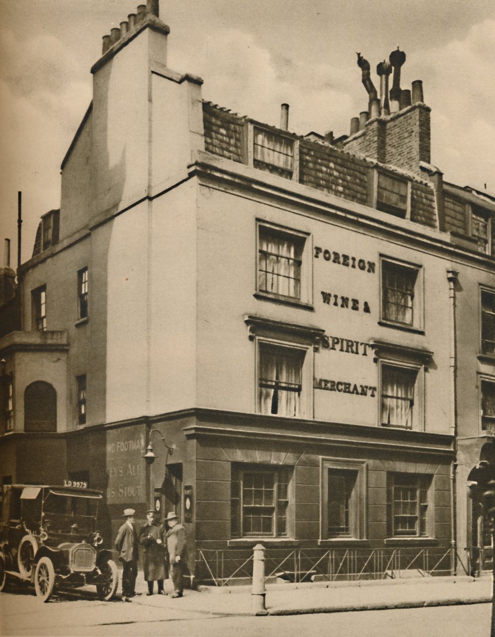 The Running Footman, A Picture of the Old Mayfair, c1935. av Donald McLeish