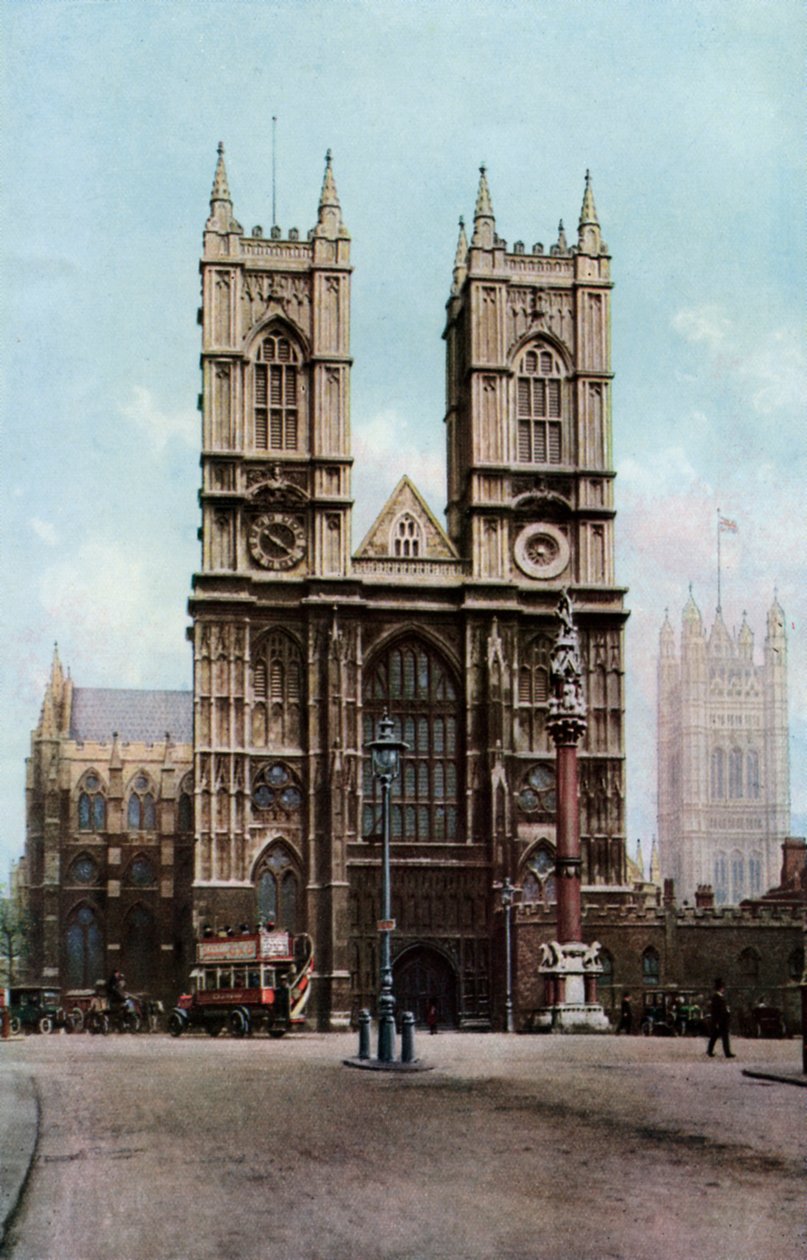 Westminster Abbey, London, ca 1930-tallet av Donald McLeish