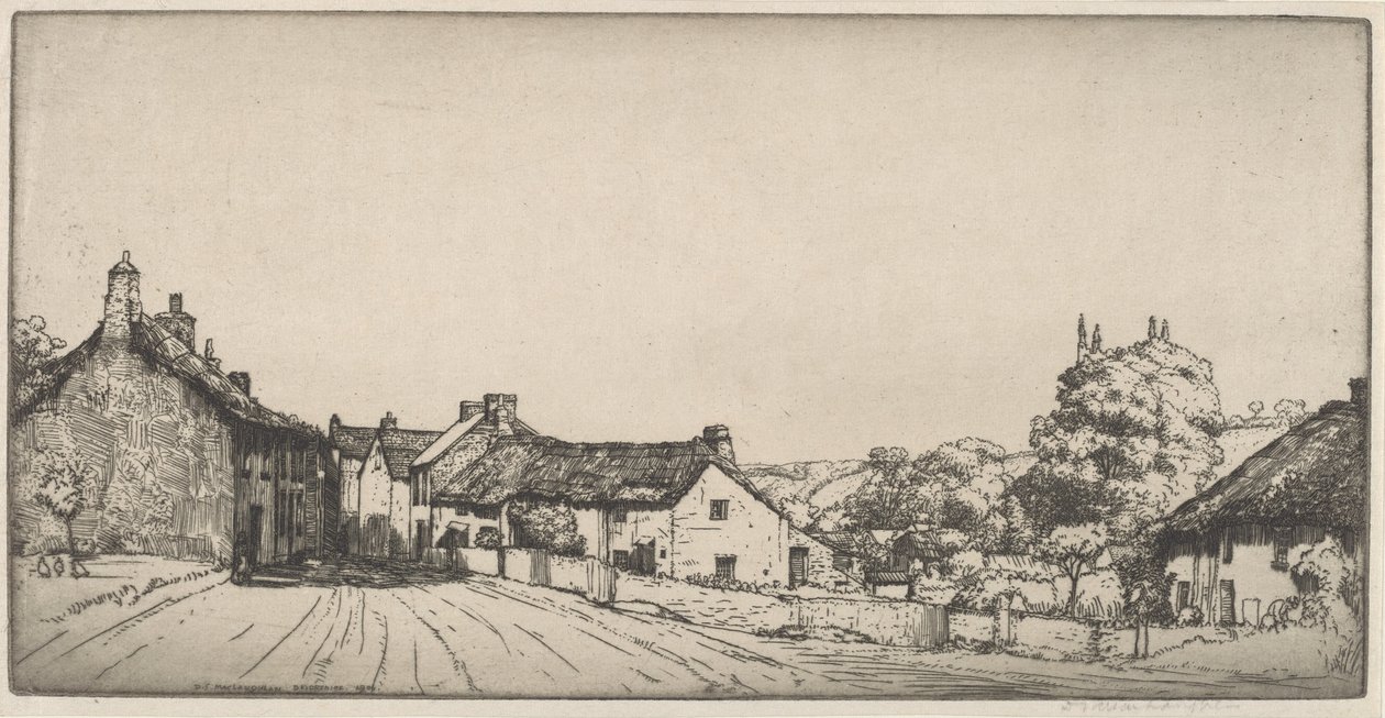 En landsby i Devonshire av Donald Shaw MacLaughlan