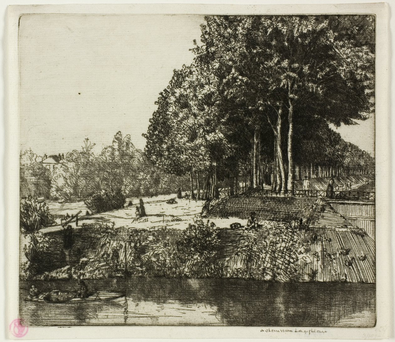 Kanalen ved Charenton av Donald Shaw MacLaughlan