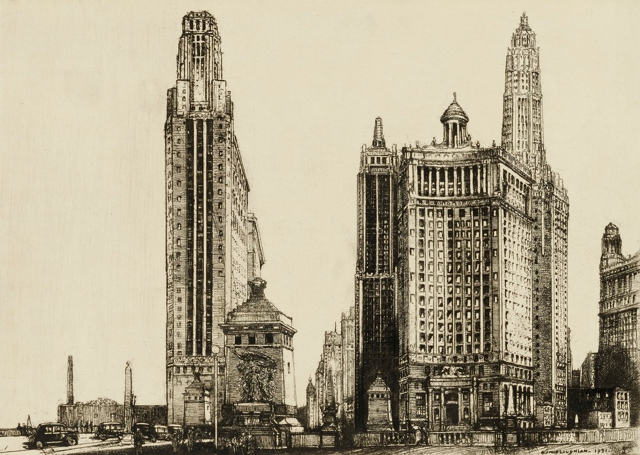 Chicago, porten av Donald Shaw MacLaughlan