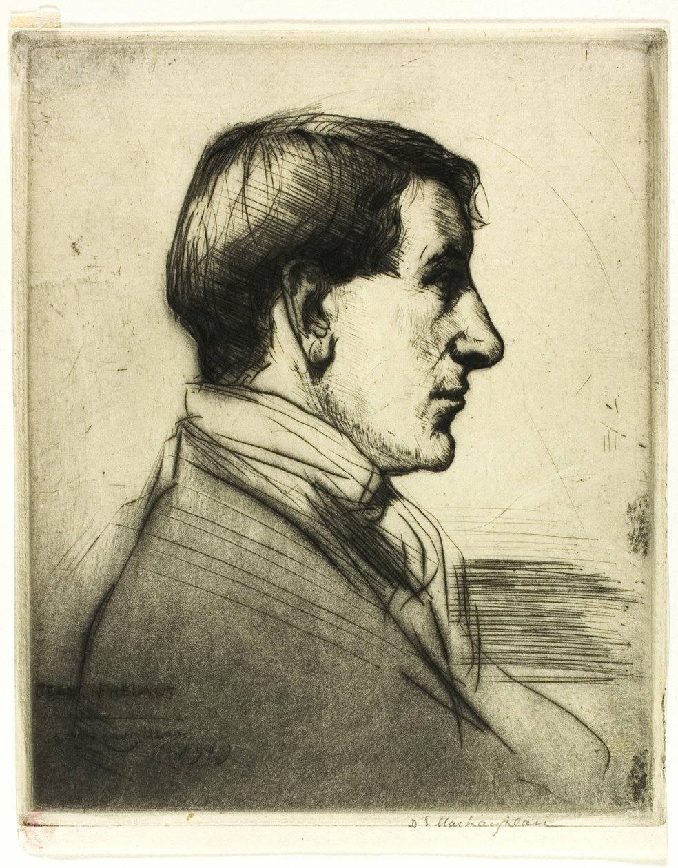 Tørrpunkt nummer fire: Portrett av Donald Shaw MacLaughlan