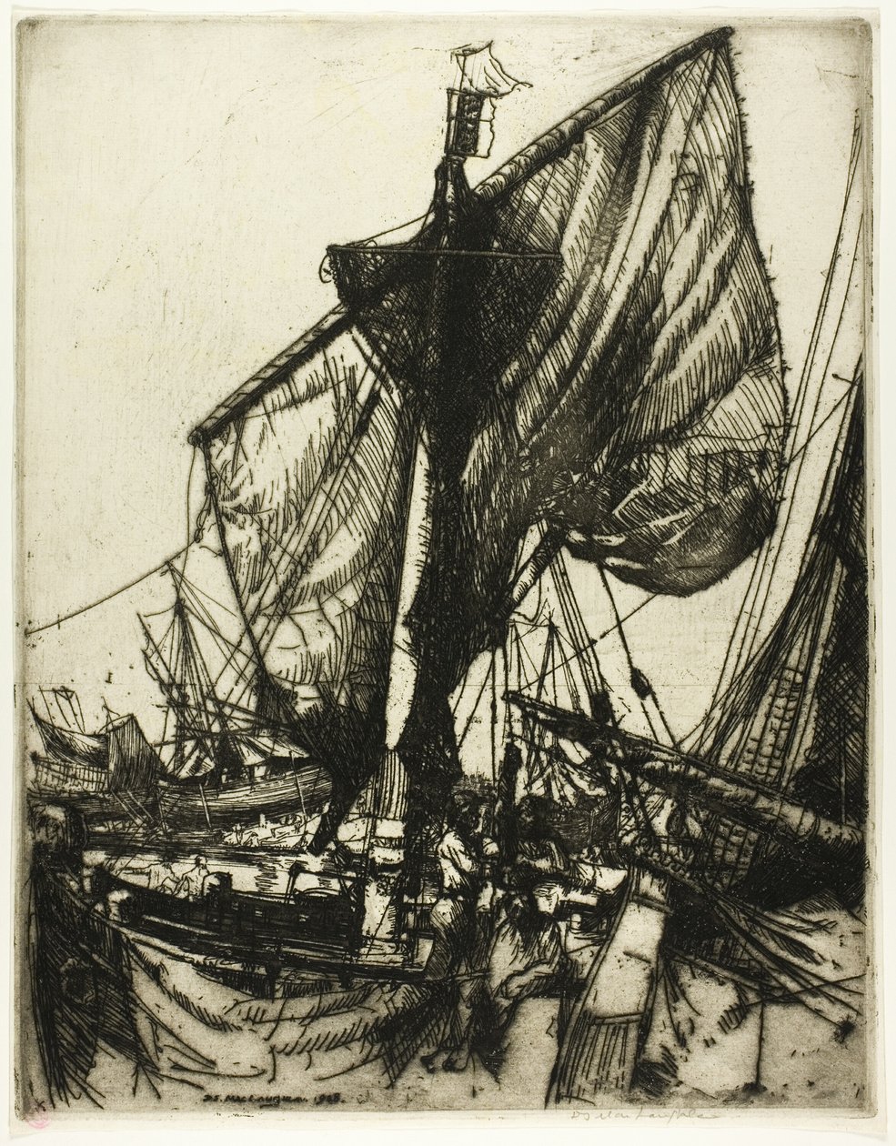 Fiskere fra Chioggia av Donald Shaw MacLaughlan