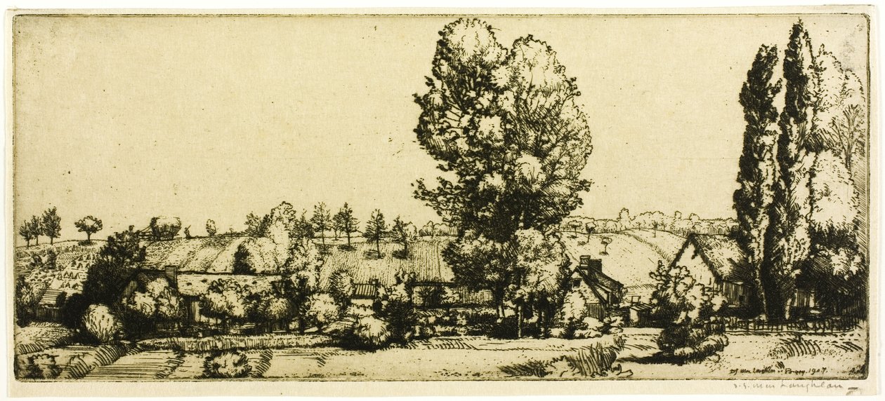 Landskap, Poigny av Donald Shaw MacLaughlan